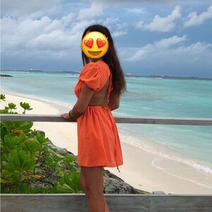 Vibrant Orange Dress